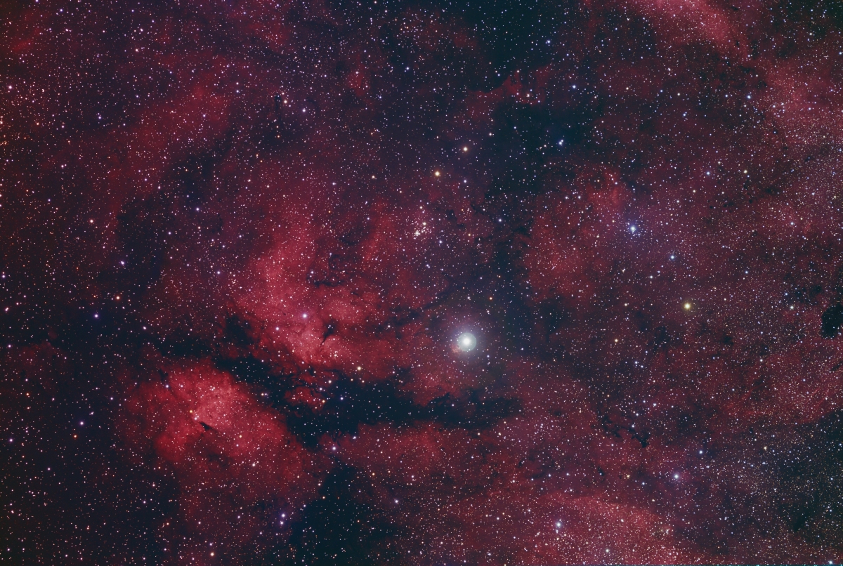 The Gamma-Cygni Nebula from BMV Observatories