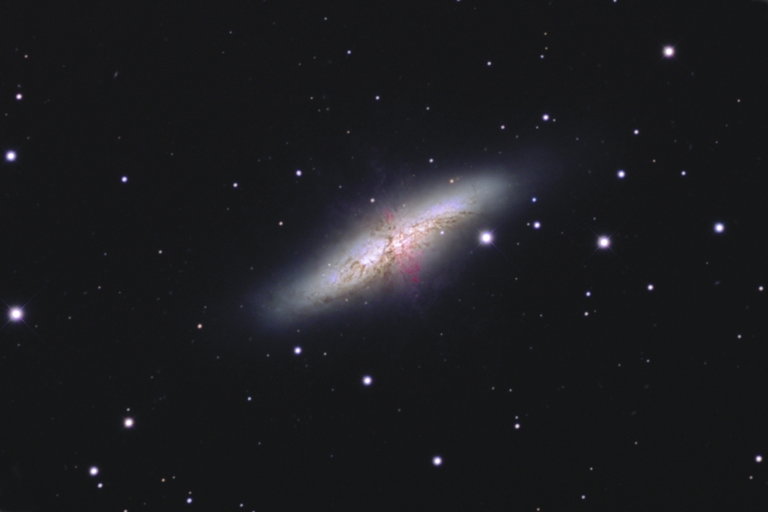 M82 from BMV Observatories